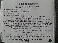 Emma Townshend - Songs From...