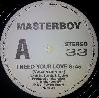 Masterboy - I Need Your Love